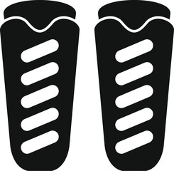 Fototapeta premium Simple black and white vector showing two shawarmas, ready to be eaten