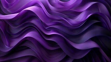 Obraz premium Abstract Purple Wavy Background
