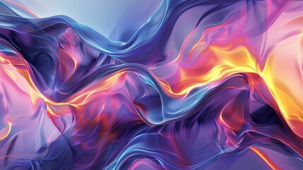 Fototapeta premium Energetic Technological Abstract. Dynamic digital design concept