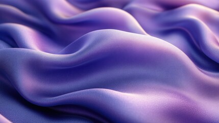 Obraz premium Abstract purple and blue silk fabric with soft, flowing folds and a subtle gradient.