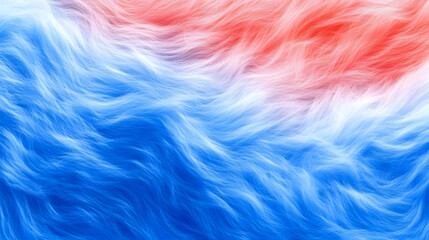 Obraz premium Abstract Blue and Red Furry Texture Background