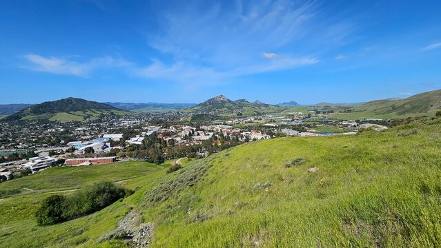 Landscape Photo of San Luis Obispo and Cal Poly, Central Coast, CA