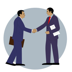  Employment contract agreement, corporate partnership document with signature, new employee signing contract, legal paperwork, recruitment document concept, businessman handshake with contract paper.