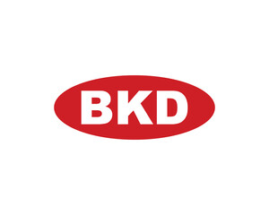 BKD logo design vector template. BKD