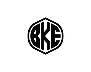 BKE logo design vector template. BKE