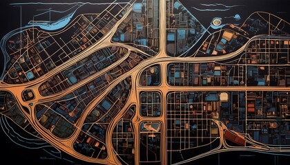 Obraz premium background with lines