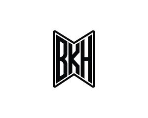 BKH logo design vector template. BKH