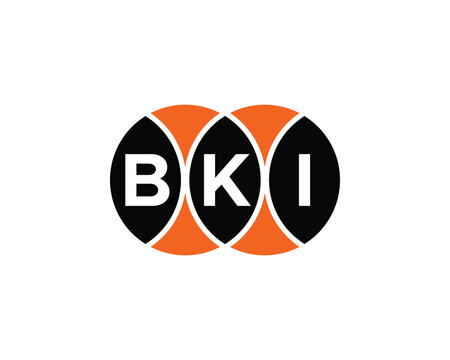 BKI logo design vector template. BKI