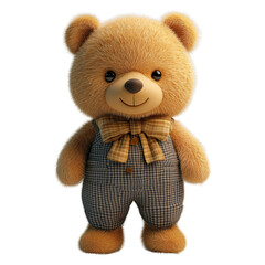 Cuddly Companions: Charming 3D Cartoon Bear Characters