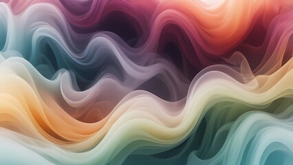 Obraz premium abstract colorful background with waves