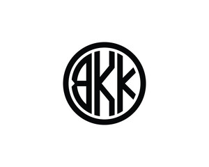 BKK logo design vector template. BKK