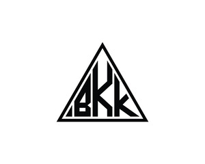 BKK logo design vector template. BKK