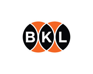 BKL logo design vector template. BKL