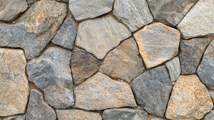 Obraz premium Rough Stone Wall Texture Natural Stone Background