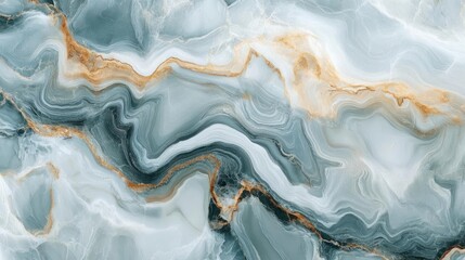 Obraz premium A close-up photo of a marble wave texture on the backsplash of a kitchen counter.