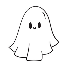 cartoon ghost halloween