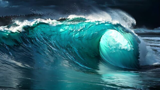 large wave in the ocean