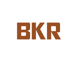 BKR logo design vector template. BKR