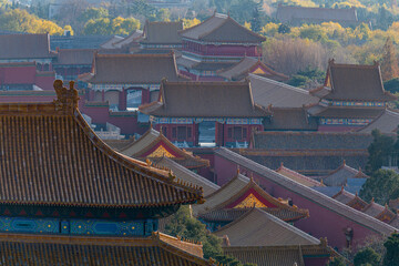 China Beijing Palace Museum Ancient Architecture Landscape
