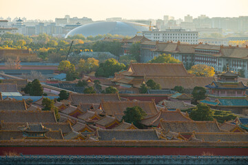 Obraz premium China Beijing Palace Museum Ancient Architecture Landscape