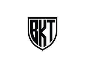 Naklejka premium BKT logo design vector template. BKT
