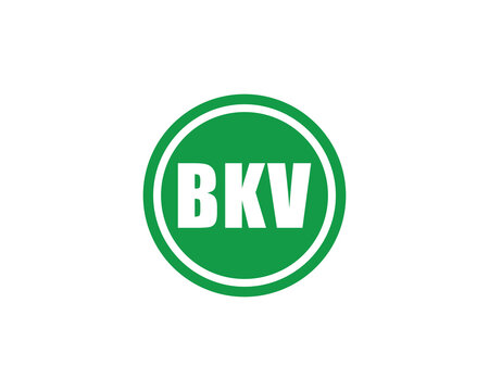 BKV Logo design vector template. BKV