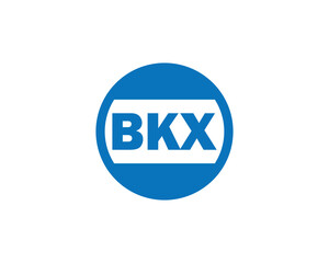 BKX Logo design vector template. BKX