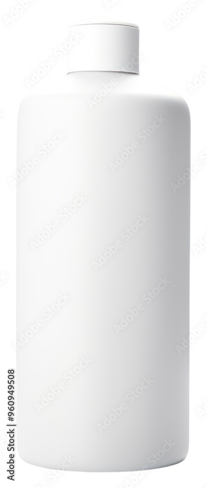 Wall mural PNG shampoo plastic bottle in white cylinder