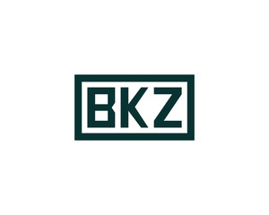 BKZ logo design vector template. BKZ