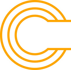 Obraz premium Initial Letter C Logo