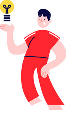 Modern Style Character Flat Design Illustration