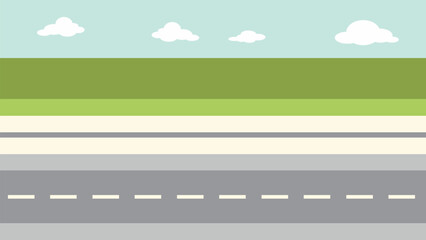 road landscape for animation vector illustration