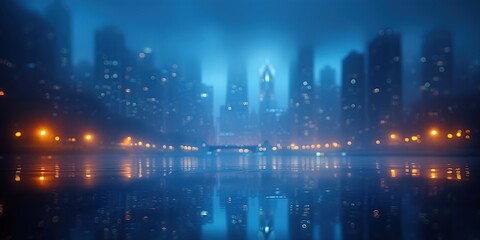 Naklejka premium city at night