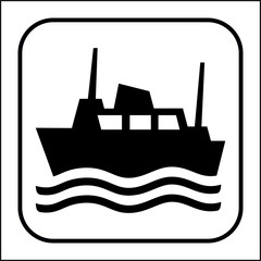 PI TF 004 Port or ships or fe... © Sign System