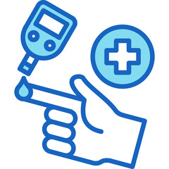 Fototapeta premium Diabetes Test Icon