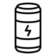 Energy drink icon representing hydration for hockey players.