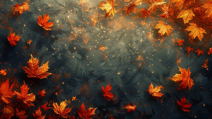 autumn leaves background