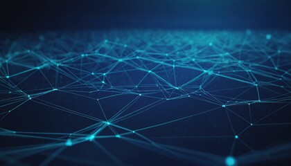 Geometric abstract background with connected line and dots. Structure molecule and communication. Abstract 3D illustration with connected dots and lines 110