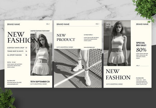 Black And White Flyer Event