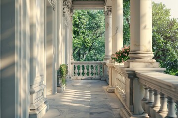 Classical Building Balcony