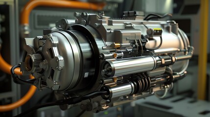 Fototapeta premium A 3D render of an ATV fuel pump