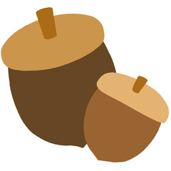 가을 나뭇잎 가을이미지 장식요소 도토리 다람쥐 도토리열매 가을열매