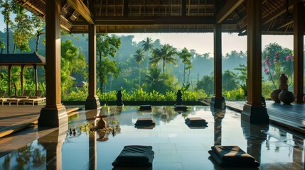 Yoga retreats in Asia offer serene settings, blending ancient wisdom with modern wellness practices