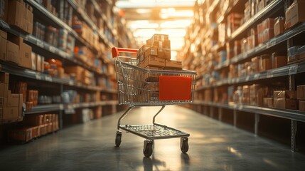 Global e-commerce site with real-time inventory updates, close-up on product availability and restocking alerts