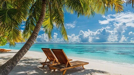 Beautiful Maldives Islands Ocean Tropical Beach