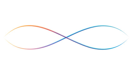 3D vector illustration of a infinity shapes on a background