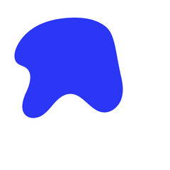 Abstract blob shapes organic vector 