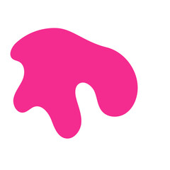 Abstract blob shapes organic vector 