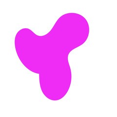 Abstract blob shapes organic vector 