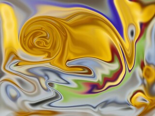 Abstract swirl liquid multi colors background.